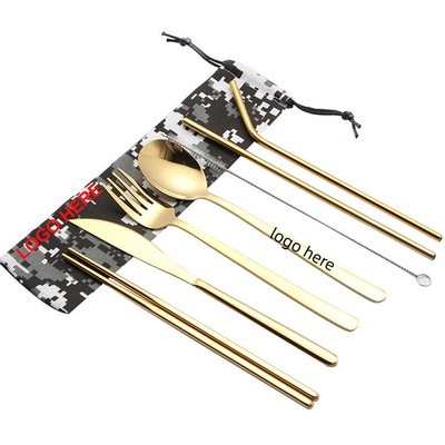 7 Piece Stainless Steel Utensil Set